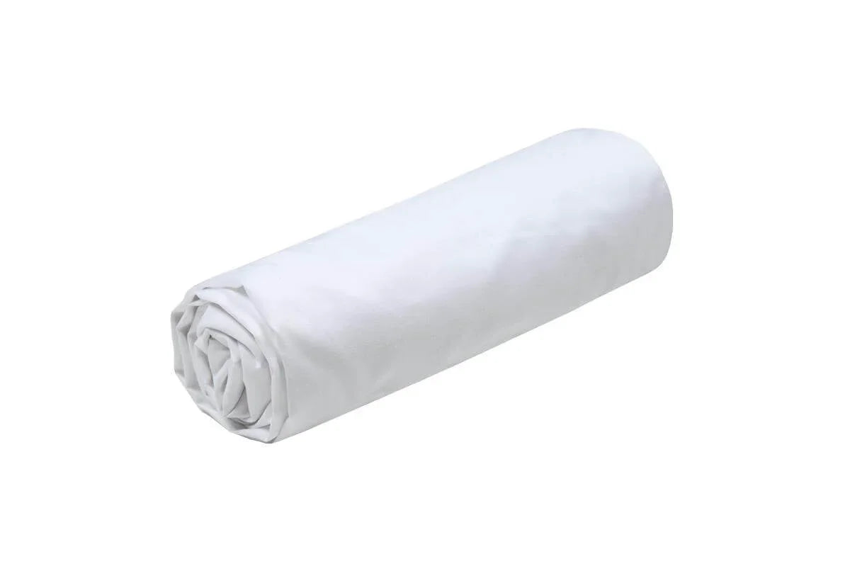 Cotton percale fitted sheet