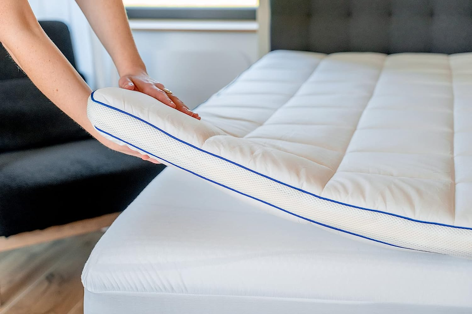 Memory foam mattress topper